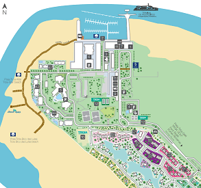 Mapa do Troia Resort